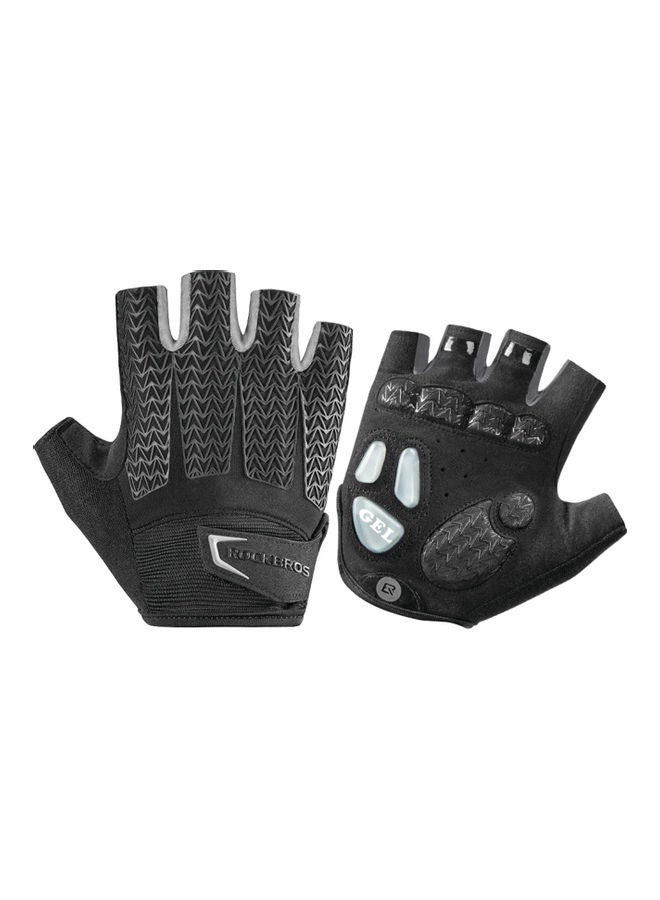 Cycling Half Finger Gloves with Gel Padded