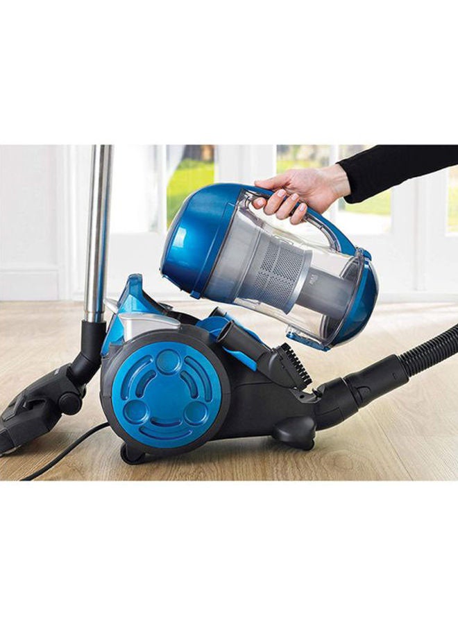 Bagless Cyclonic Vacuum Cleaner with 6 Stage Filteration and HEPA Filter 1.8 L 2000 W VM2825-B5 Blue