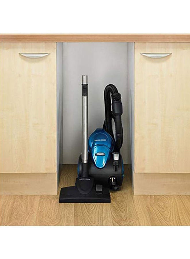 Bagless Cyclonic Vacuum Cleaner with 6 Stage Filteration and HEPA Filter 1.8 L 2000 W VM2825-B5 Blue