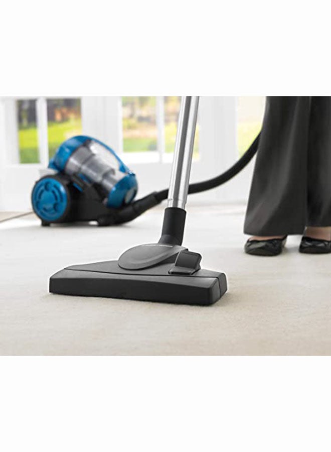 Bagless Cyclonic Vacuum Cleaner with 6 Stage Filteration and HEPA Filter 1.8 L 2000 W VM2825-B5 Blue