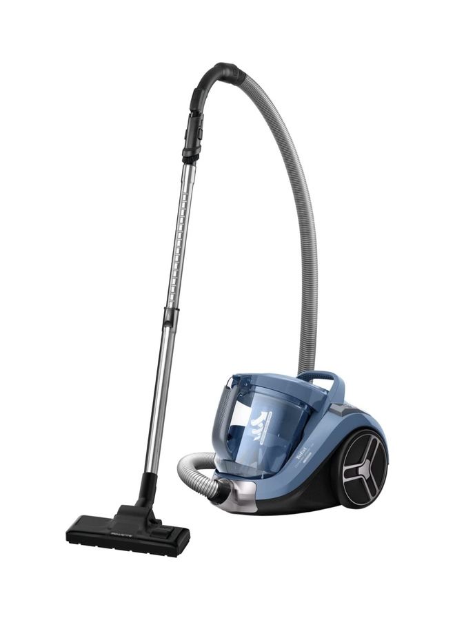 Vacuum Cleaner | Compact Power XXL Canister Bagless Vacuum Cleaner | 4 Accessories | Easy-Emptying Dust Container | 6.2 m Cord | 2 Years Warranty 550 W TW4871HA Blue/ Grey