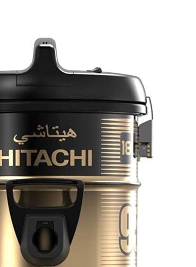 Drum Vacuum Cleaner 2000 Watt 18 Liter 18 L 2000 kW CV-950F 220CE BK Black/gold