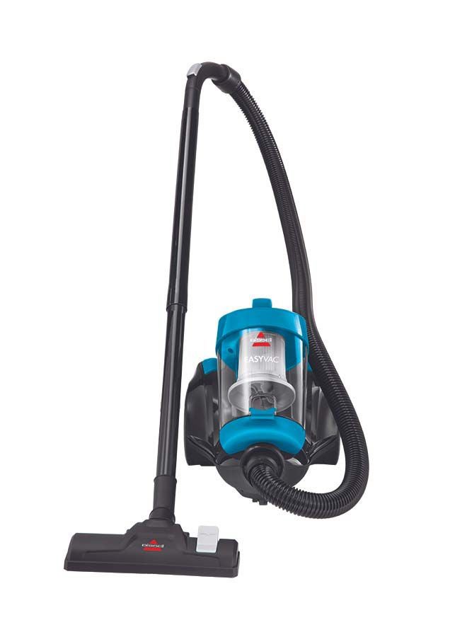 Zing Compact Canister Vacuum: Powerful Cyclonic Technology, Compact and Lightweight Design, Swivel Steering, Easy Empty Dirt Cup, Versatile Performance for Carpets and Hard Floors 2.5 L 1500 W 2155E Blue/Black