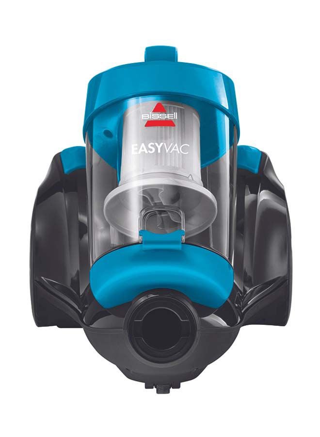 Zing Compact Canister Vacuum: Powerful Cyclonic Technology, Compact and Lightweight Design, Swivel Steering, Easy Empty Dirt Cup, Versatile Performance for Carpets and Hard Floors 2.5 L 1500 W 2155E Blue/Black