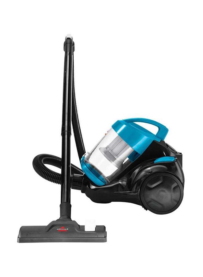 Zing Compact Canister Vacuum: Powerful Cyclonic Technology, Compact and Lightweight Design, Swivel Steering, Easy Empty Dirt Cup, Versatile Performance for Carpets and Hard Floors 2.5 L 1500 W 2155E Blue/Black