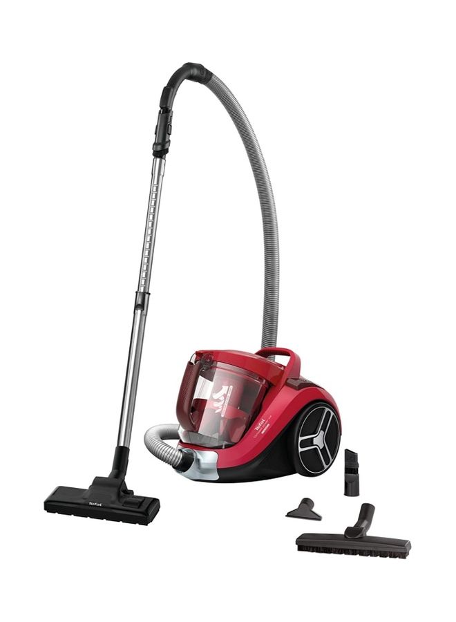 Vacuum Cleaner | Compact Power XXL Canister Bagless Vacuum Cleaner | 3 Accessories | 2.5L Easy-Emptying Dust Container | 6.2 m Cord || 2 Years Warranty 550 W TW4853HA Red, Black & Grey