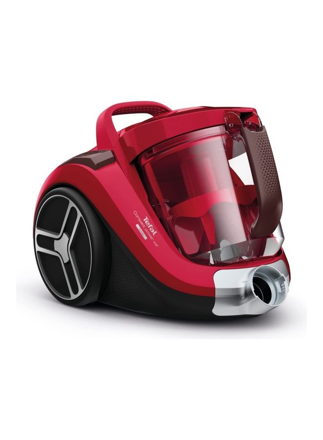 Vacuum Cleaner | Compact Power XXL Canister Bagless Vacuum Cleaner | 3 Accessories | 2.5L Easy-Emptying Dust Container | 6.2 m Cord || 2 Years Warranty 550 W TW4853HA Red, Black & Grey