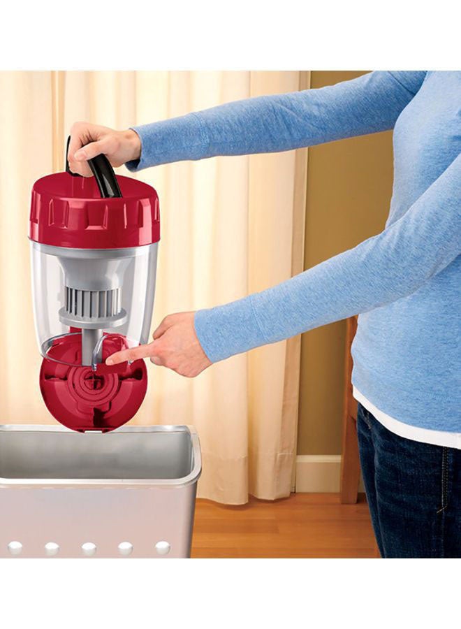 Canister CleanView Multicyclonic Vacuum Cleaner: Versatile Cleaning for Carpets and Hard Floors, Interchangeable Onboard Tools, Advanced Cyclone Technology, Multi-Level Filtration - Ideal for Carpets and Hard Floors 2.2 ml 2000 W 1994K Red/Grey/Black