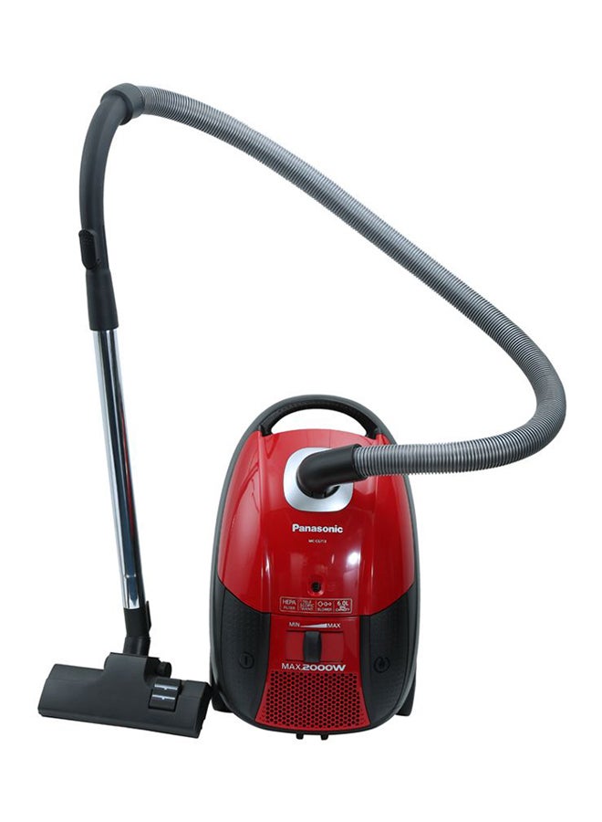 Canister Vacuum Cleaner 2000 W MCCG713R Red/Black