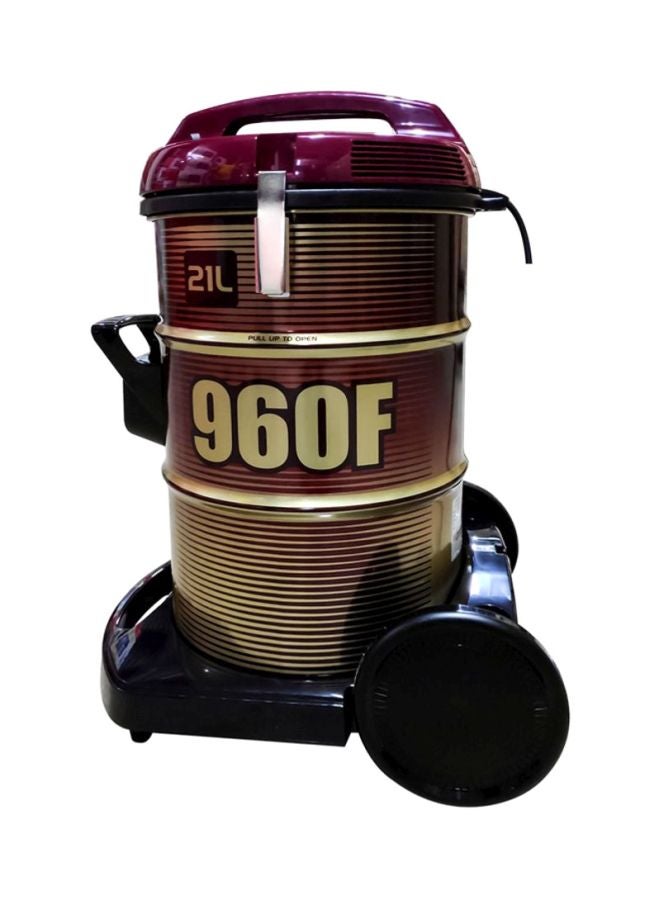 Vacuum Cleaner 21 L 2100 W CV-960F 240C WR Wine Red/Black