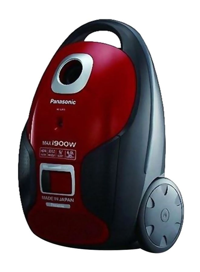 Dulex Series Vacuum Cleaner 1900W 6 L 1900 W MC-CG711 Red/Black/Silver