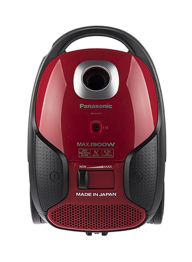 Dulex Series Vacuum Cleaner 1900W 6 L 1900 W MC-CG711 Red/Black/Silver