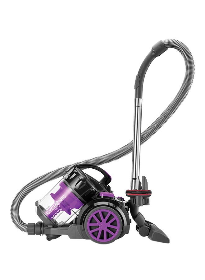 Vacuum Cleaner With Bagless And Multicyclonic Technology 2.5 L 1600 W VM1880-B5 Black/Purple/Grey