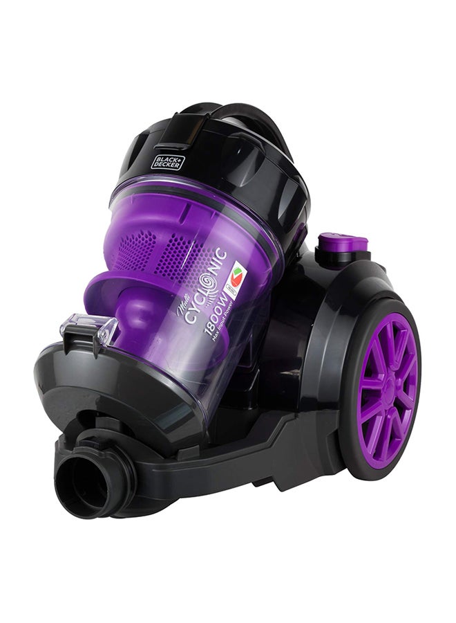 Vacuum Cleaner With Bagless And Multicyclonic Technology 2.5 L 1600 W VM1880-B5 Black/Purple/Grey