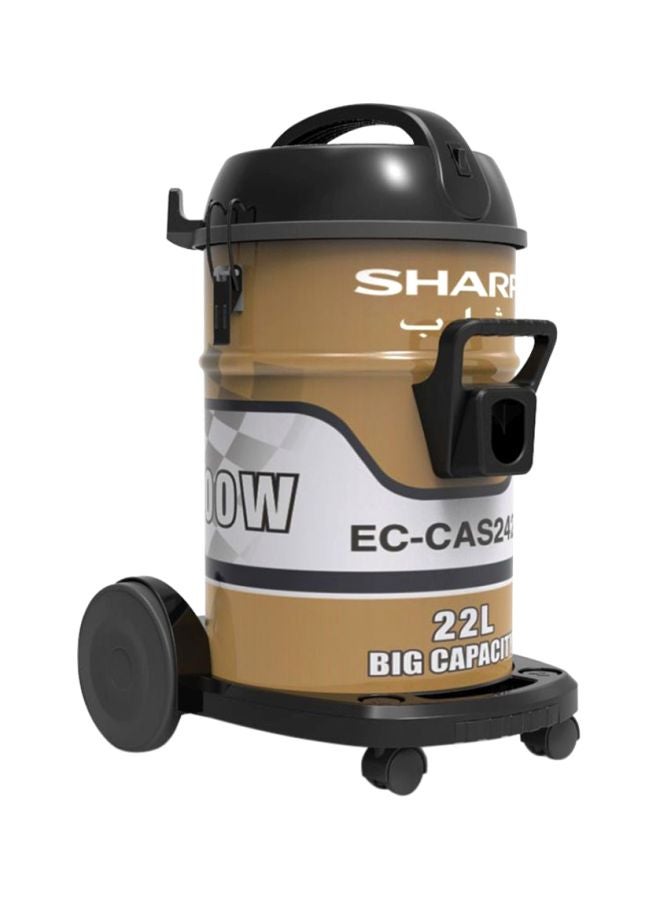 Vacuum Cleaner Drum 22L 2400W 22 L 2400 W EC-CA2422-Z Gold/Black