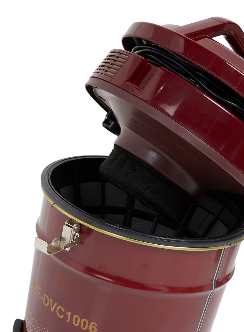 Drum Vacuum Cleaner ME-DVC1006 Red/Black/Silver