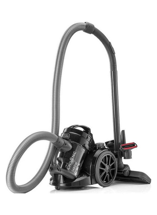 Bagless Multicyclonic Canister Vacuum Cleaner 1300 W Vm1480-B5-B Black