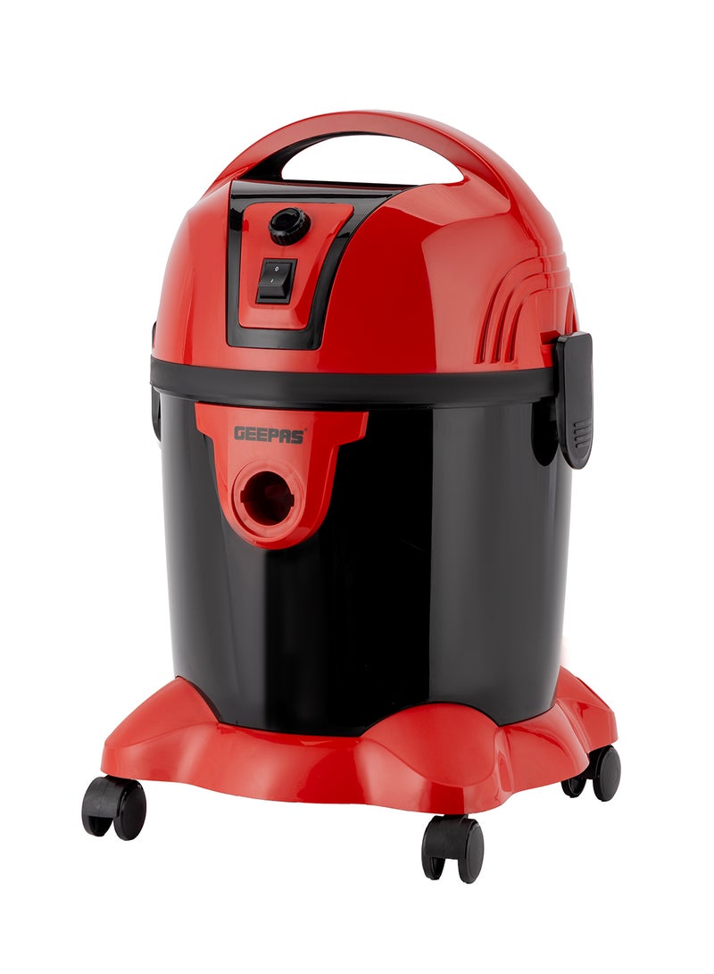 Wet and Dry Vacuum Cleaner 2800 W |18 L Tank Capacity, Powerful Copper Motor High Suction Power and Ergonomic Body, Blow Function | Includes Hose, Small Floor Brush, Service Tool and Extension Tube| Dust Full Indicator 360-Degree Turning and Special Wheels| 2 Years Warranty 18 L 2800 W GVC19026N Grey/Black