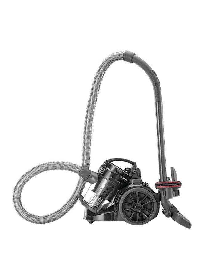 Multi-Cyclonic Bagless Vacuum Cleaner,1480W, 1.8L Large Capacity, 6 Stage Filtration, Washable Low Maintenance Filter,5Metre Long Power Cord 1.8 L 1300 W VM1480-B5 Black