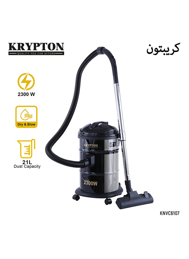 Vacuum Cleaner 21 L 2300 W KNVC6107 Black