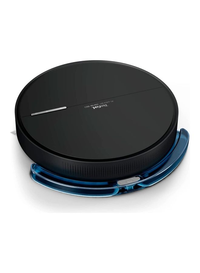 Robot Vacuum Cleaner | X-Plorer Series 60 | Smart Navigation | Ultra Thin and Compact | 4 in 1 Cleaning Action | Aqua Force Mop | Allergy Care | WiFi and Voice Assistant Compatible | 2 Years Warranty 0.4 L RG7445HO Black