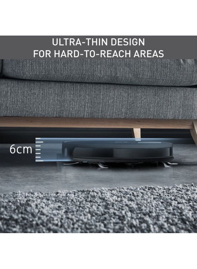 Robot Vacuum Cleaner | X-Plorer Series 60 | Smart Navigation | Ultra Thin and Compact | 4 in 1 Cleaning Action | Aqua Force Mop | Allergy Care | WiFi and Voice Assistant Compatible | 2 Years Warranty 0.4 L RG7445HO Black