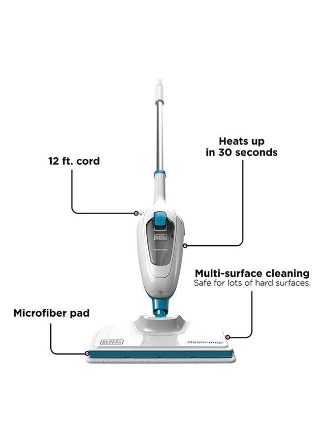 10-in-1 Electric Steam Mop with 10 attachments 1300 W FSMH13E10-B5 White/Blue