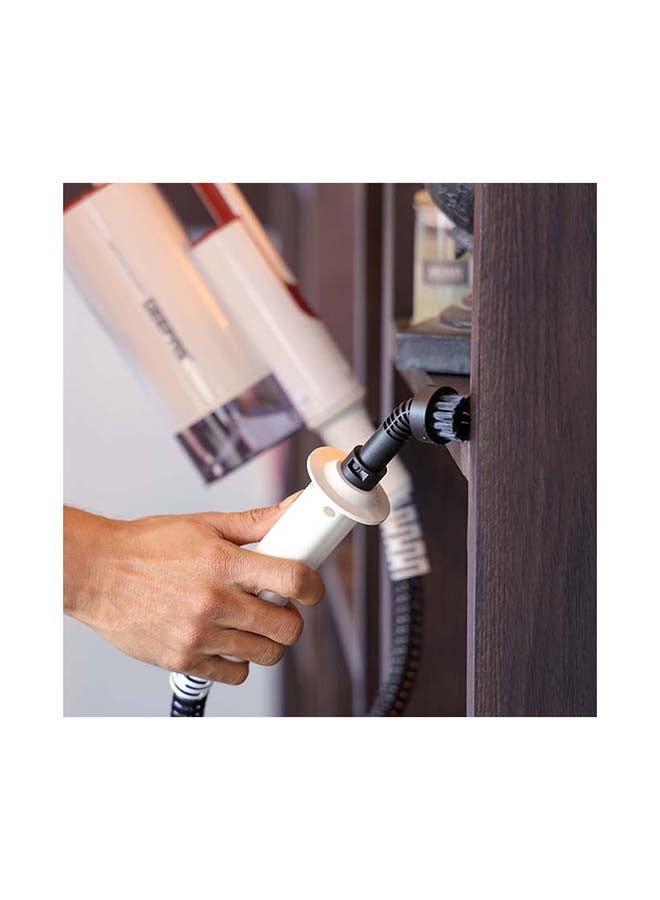 5 in 1 Electric Multi Functional Steam Mop With Jet Volume 20g/Minute, Removable Water Tank, 5- Meter Extra Long Power Cord, Highly Durable & Ergonomic Handheld Stick 1550.0 W GSM63045 White