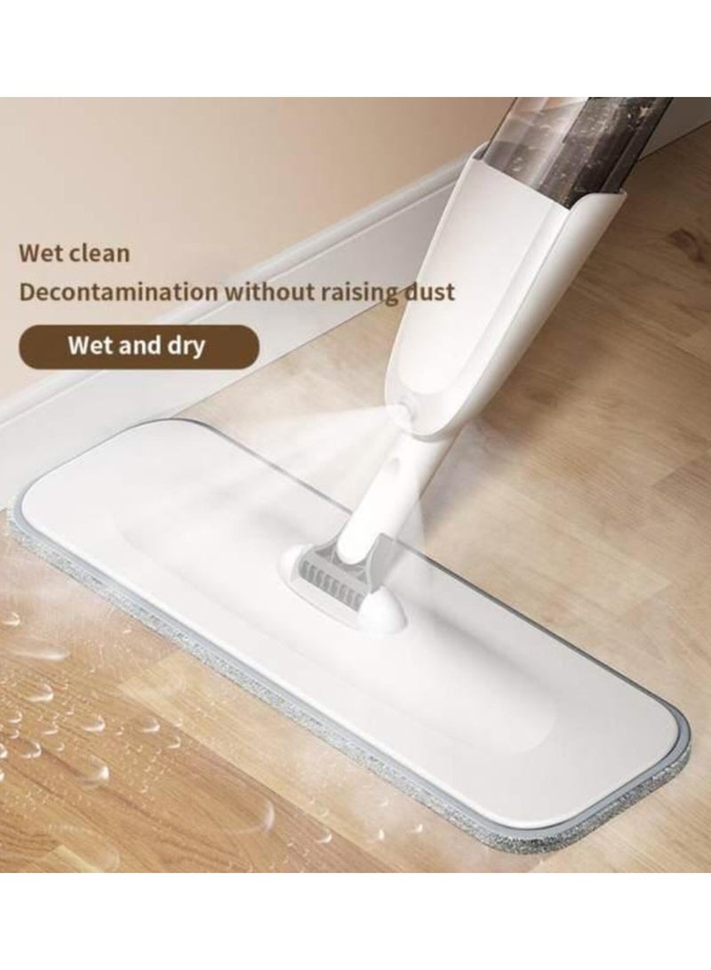Steam Mop Water Spray Mop Cleaning Lazy Flat Mop Floor Cleaner Handle Mop Kitchen Cleaning Tool Belt Replacement Reusable Microfiber Pads