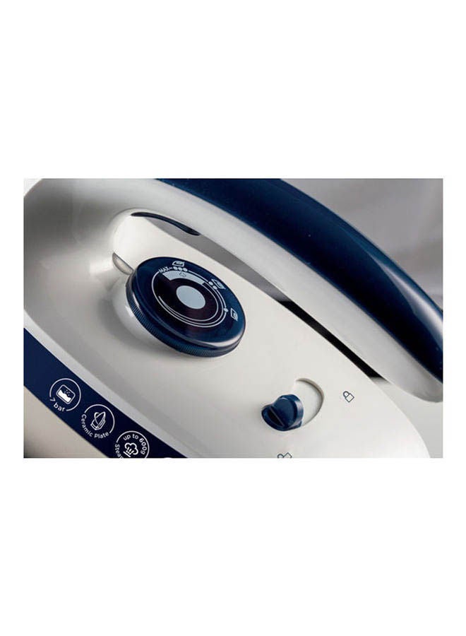 Steam Generator Iron with Boiler, 7 bar, Up to 600g/min steam shot 1.8 L 2600 W SSP70.000WB Blue/White