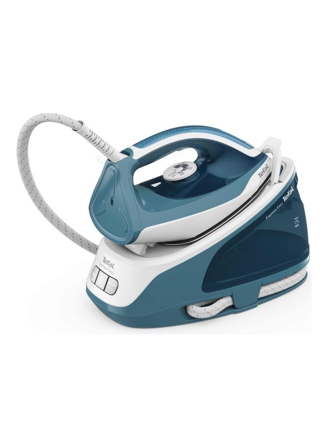 Steam Station | Express Easy Steam Generator |  Lock system for easy carrying |Ceramic Xpress Glide Soleplate | 2 Years Warranty | 1.7 L 2200 W SV6131G0 Blue & Silver