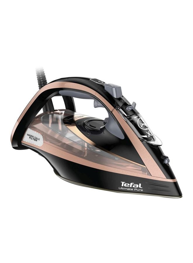Steam Iron | Ultimate Pure Iron Steamer | With Calc Remover | Durilium Airglide Non-Stick Soleplate Technology | 2 Years Warranty | 350 ml 3120 W FV9845M0 Black