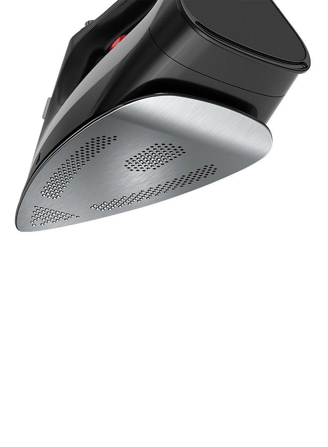 Steam Iron, EloxalPlus Free Glid Soleplate, iCare Technology, 230g Steam Shot per Minute, Anti Drip, Self Cleaning, Anti Calc, 330 ml 3100 W SI9281BK Black