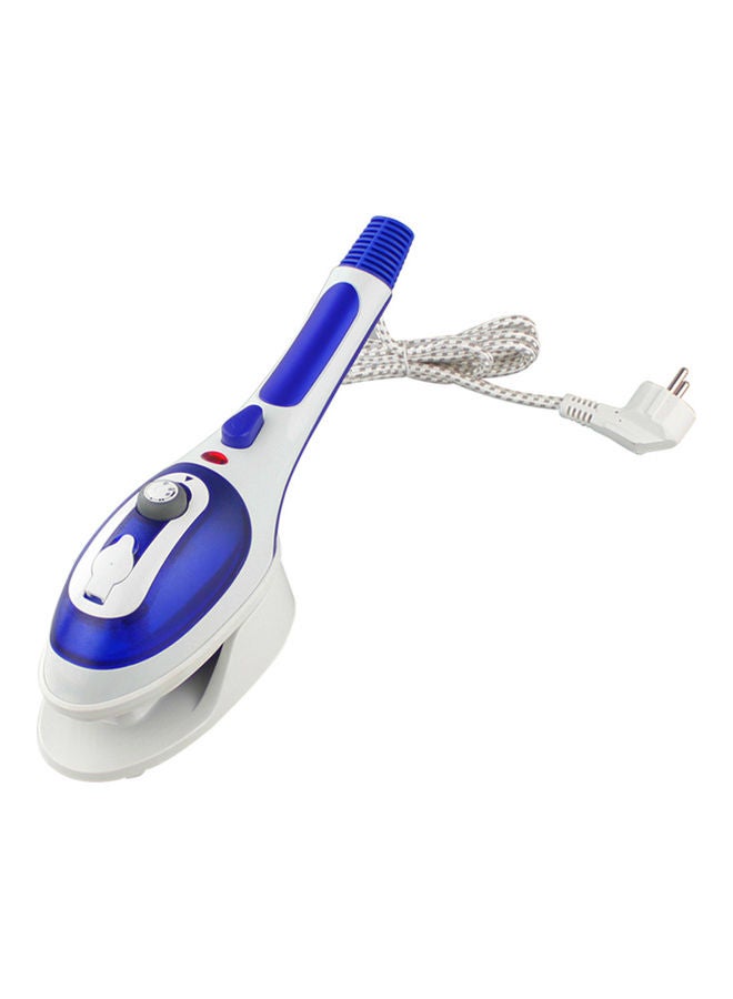 Handheld Portable Steam Iron with 2 Removable Brushes H37398BL-EU-LM Blue/White