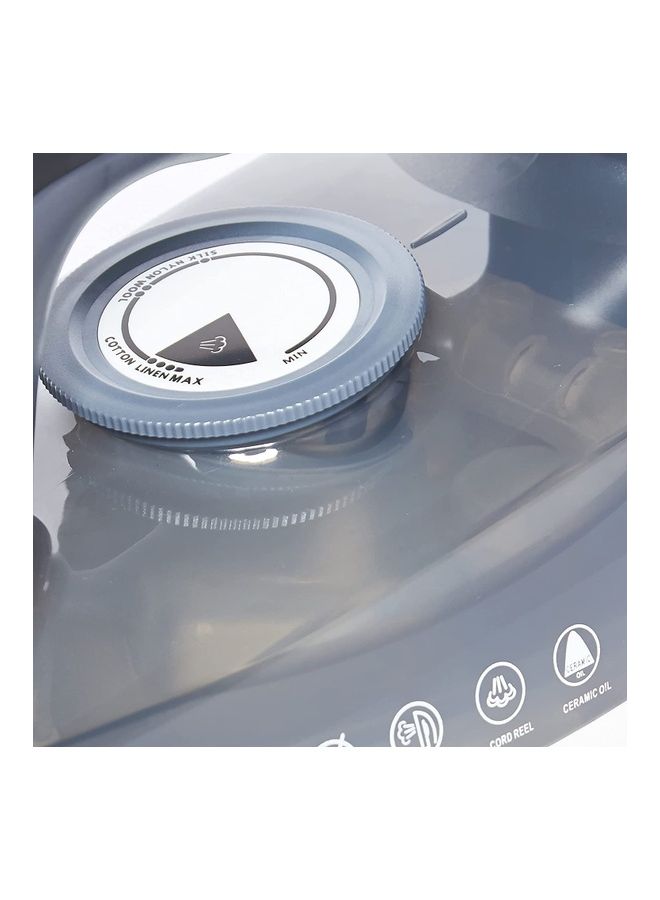 Iron Steam rate: 40g/min 220-240V50-60Hz Mechanical Temperature control (1 Year Warranty) 2022 Year Model 350.0 ml 2800.0 W ADSI2800R Black & White