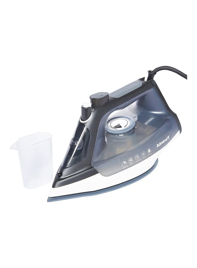 Iron Steam rate: 40g/min 220-240V50-60Hz Mechanical Temperature control (1 Year Warranty) 2022 Year Model 350.0 ml 2800.0 W ADSI2800R Black & White