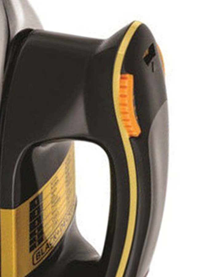 Hand Held Dry Iron Heavy Weight 1200 W F550-B5 Black/Gold/White