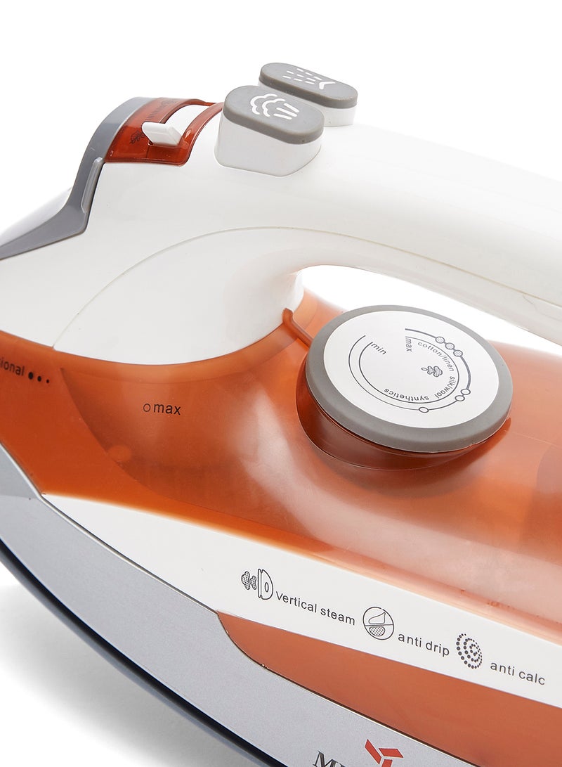 Steam Iron 2000W 2000.0 W ME-SIR5007 Beige/Orange/Silver