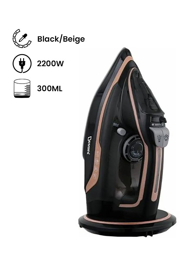 Steam Iron 300.0 ml 2200.0 W SI-4004 Black/Beige