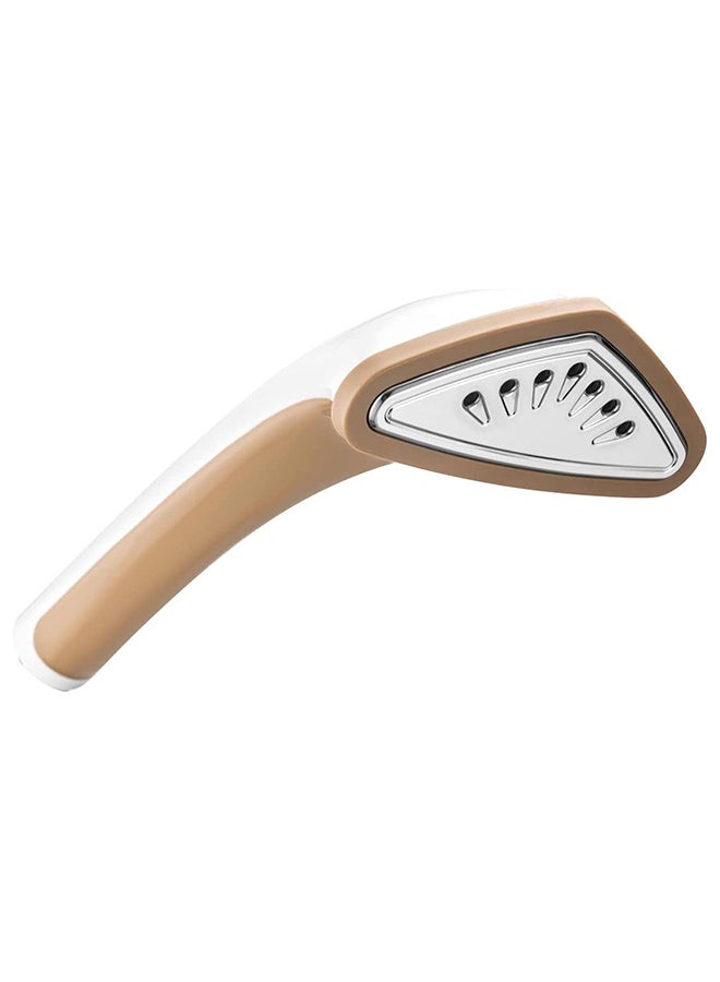 Twin Pole Garment Steamer, Fast Heating, 35g/min Steam Rate, 6 Steam Levels, Stainless Steel Head, Auto Cut-Off,Extended Steaming Capacity, 1.5 L 2400 W GST2400-B5 White/Gold