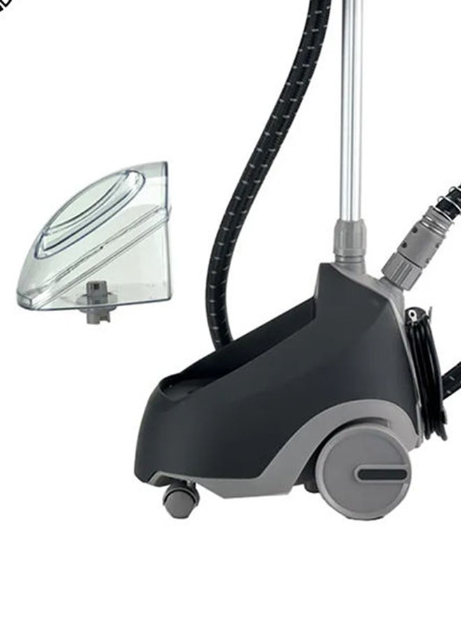 Garment Steamer With 2L Water Tank Capacity, Rotary Wheels, Folding Rack, Trouser Press, Glove 2 L 1500 W GSP65 Black