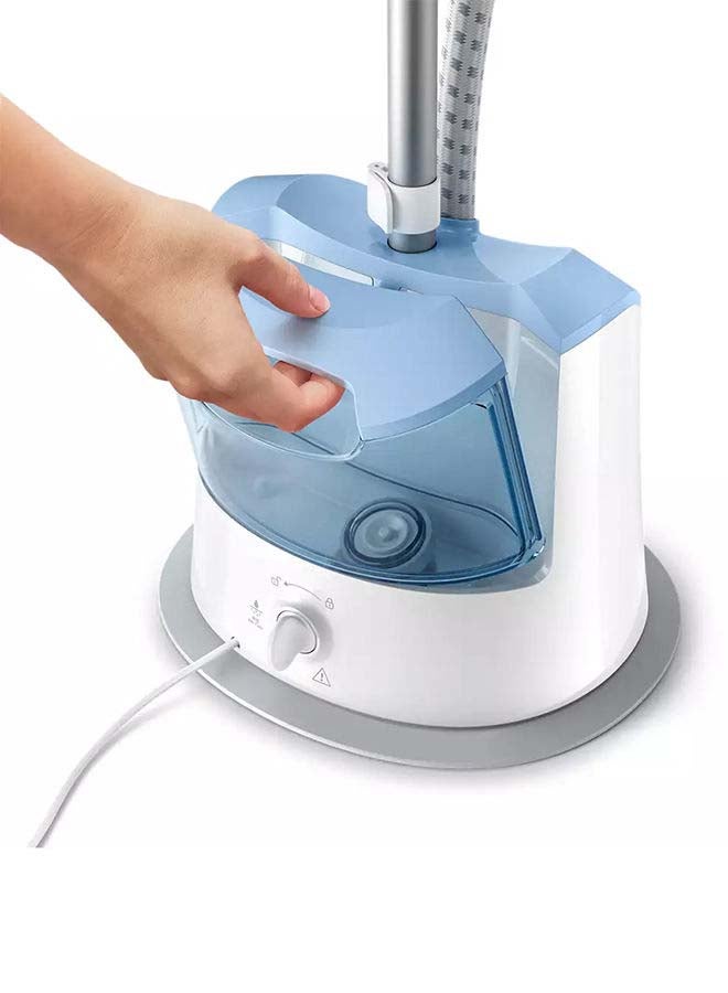 Easy Touch Stand Steamer 1.4 L 1600 W GC482/26 White/Blue