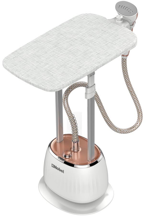 Garment Steamer with Detachable Water Tank Heats Up in Just 45 Seconds, 50 Minutes of Steady Steam Output to Remove Stubborn Wrinkles 1.6 L 1800 W NGS55 White