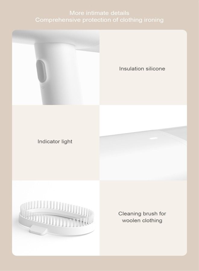 Xiaomi Mijia Handheld Garment Steamer 1200W Smart Heating Steaming Hanging Machine Home and Travel Portable Mites Wrinkle Removal Ironing Machine