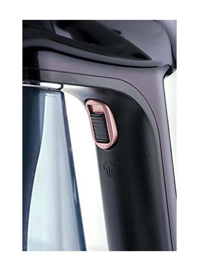 Portable Garment Steamer, Universal Bottle Adapter, Fine Mist Spray, Ergonomic Compact Design, Effective on All Fabrics, 0.26 L 1500 W HST1500-B5 Dark Purple