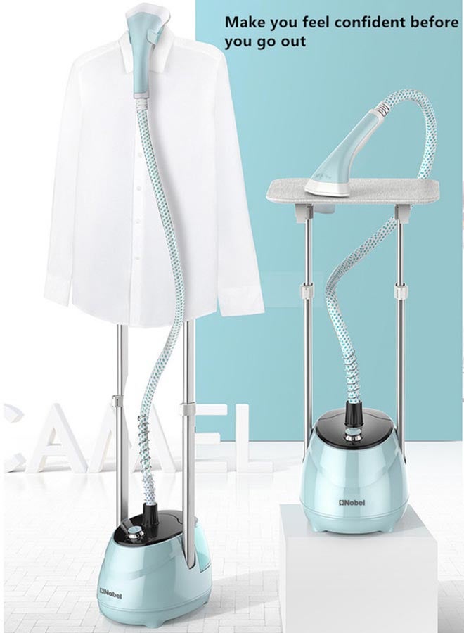 Garment Steamer with Detachable water Tank Adjustable Telescopic Pole & 35g/min Steam Flow 1.8 L 1800 W NGS45 Light Green