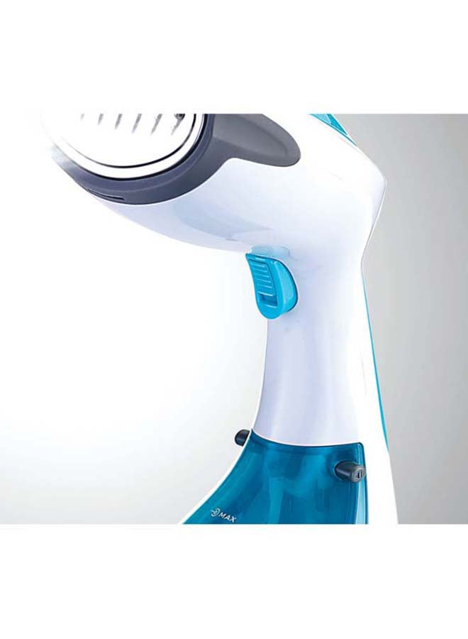 Handy Garment Steamer, Fast Heat-Up in 35 Seconds, 260ml Detachable Tank, Anti-Drip Technology, Continuous Steam Lock, Compact Design, Versatile Accessories, 0.26 L 1200 W HST1200 Blue/White