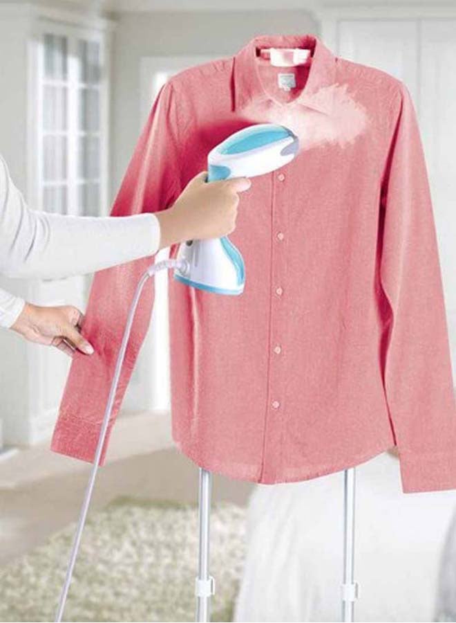 Handy Garment Steamer, Fast Heat-Up in 35 Seconds, 260ml Detachable Tank, Anti-Drip Technology, Continuous Steam Lock, Compact Design, Versatile Accessories, 0.26 L 1200 W HST1200 Blue/White