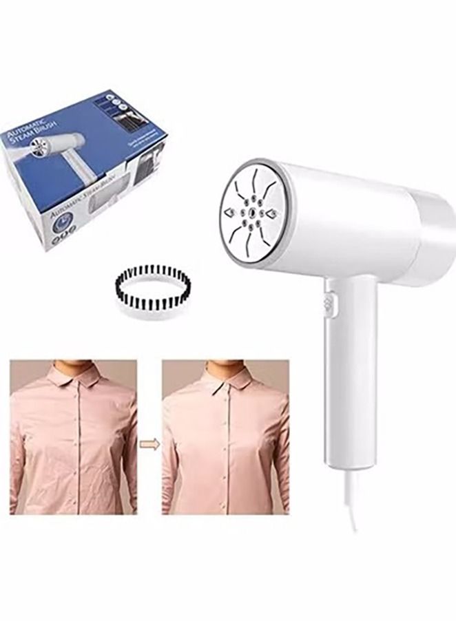 Powerful Handheld Clothes Steamer, 1200W Portable Hand Held Garment Steam Iron for Fabric, Perfect for Home and Travel (White)
