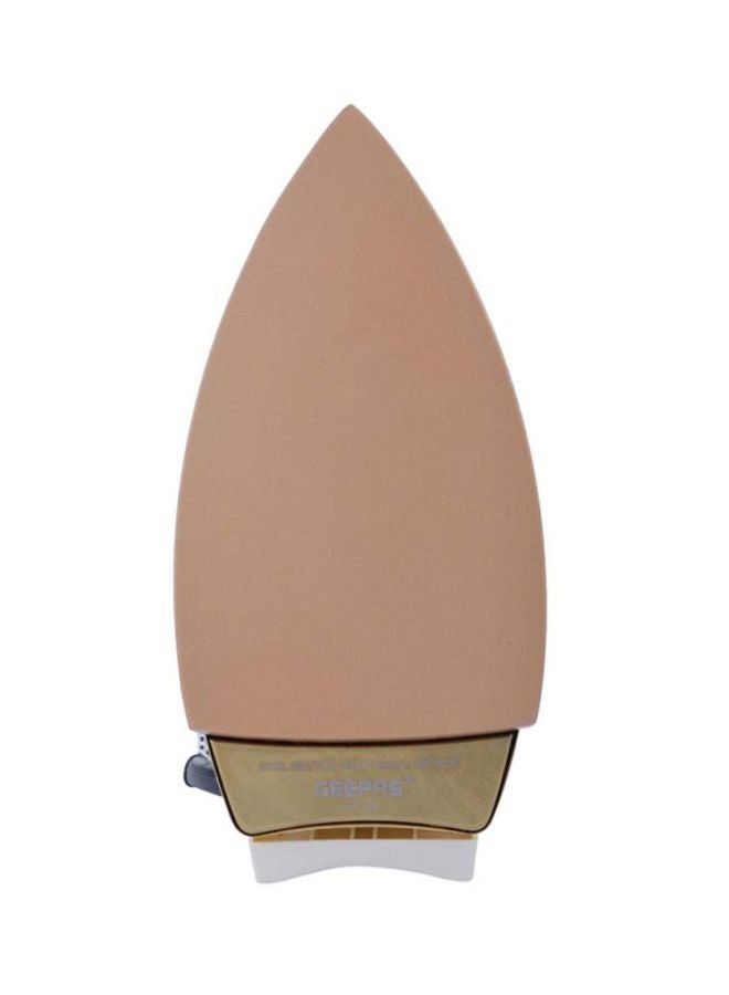 Heavy Weight Dry Iron - Automatic Dry Iron,Teflon Plated Sole Plate | Auto Shut Off,  Overheat Protection | 2 Years Warranty 1000.0 W GDI2750 White/Gold